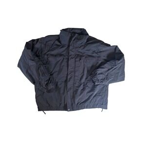 5.11 Tactical Series 48017 Black 2XL Men's Full Zip Utility Jacket Hooded
